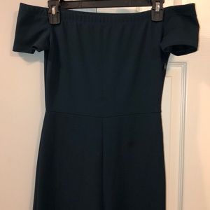 Lulus off the shoulder jumpsuit